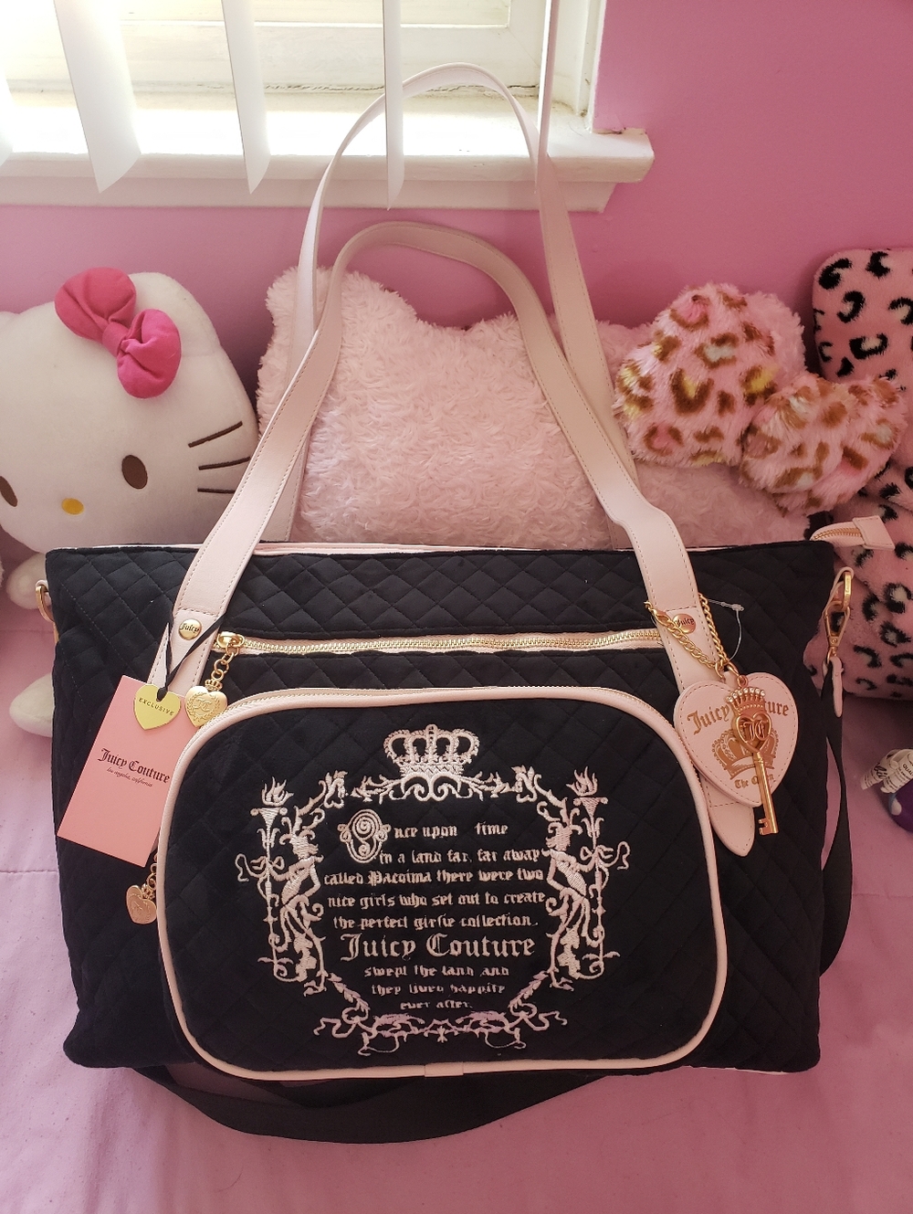 Juicy Couture Fairytale Weekender Liquorice NWT